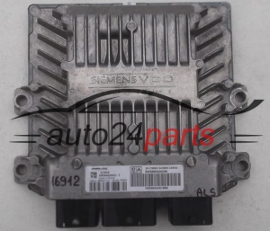 ECU CENTRALITA DE MOTOR  CITROEN PEUGEOT 1.4 HDI SIEMENS VDO 5WS40285C-T, 5WS40285CT, SW9660300280, HW9653451880, SID806 