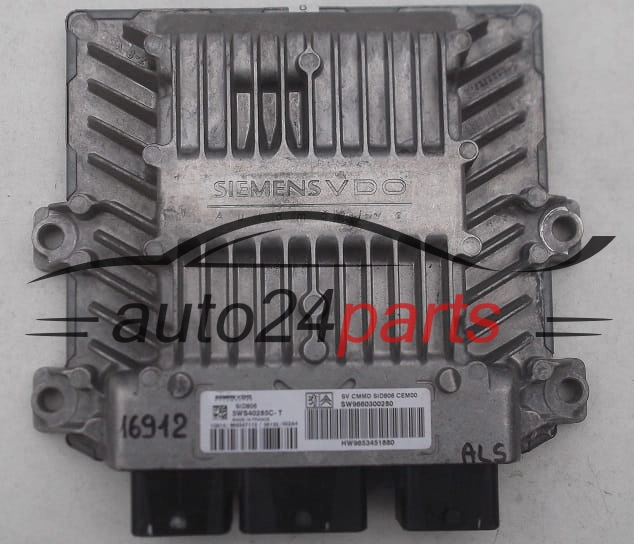 ECU CENTRALITA DE MOTOR CITROEN PEUGEOT 1.4 HDI SIEMENS VDO 5WS40285C-T