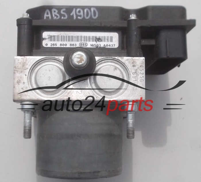 ABS HYDRAULIK-AGGREGAT MIT STEUERGERAET NISSAN NV200 1.5 TDCI BOSCH 0 265 232 403, 0265232403, 47660 JX50A,  0 265 800 863