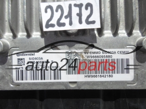 KOMPUTER STEROWNIK SILNIKA CITROEN 2.0 HDI 5WS40690B-T, 5WS40690BT, SW9666095880, HW9661642180, SID803A