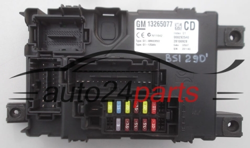 ELEKTRISCHER KASTEN SICHERUNGKASTEN SICHERUNG UND RELAIS STROMKASTEN RELAISKASTEN  OPEL CORSA D 13265077 CD, 28100928