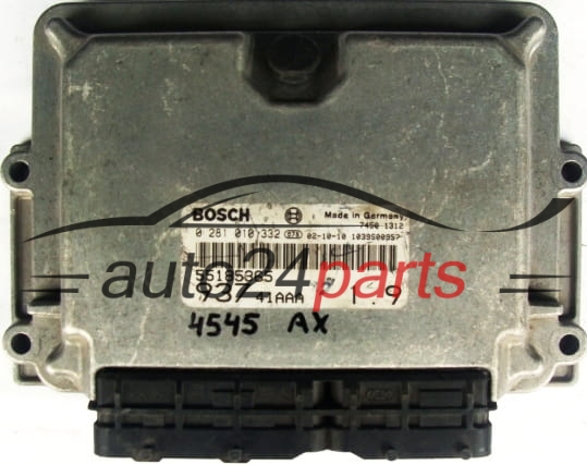 Centralita de motor Alfa Romeo 147 1.9 JTD 0281010332 55185365 93741AAA 1039S00957