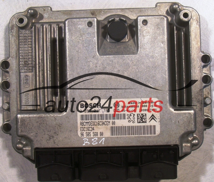 KOMPUTER STEROWNIK SILNIKA CITROEN C3 1.4 HDI BOSCH 0 281 011 785,  96 585 568 80