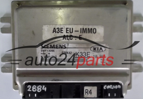 KOMPUTER STEROWNIK SILNIKA KIA RIO 1.3 A4E SIEMENS 5WY1309E SIMK42 K33E 18 881 - 2884, 10454
