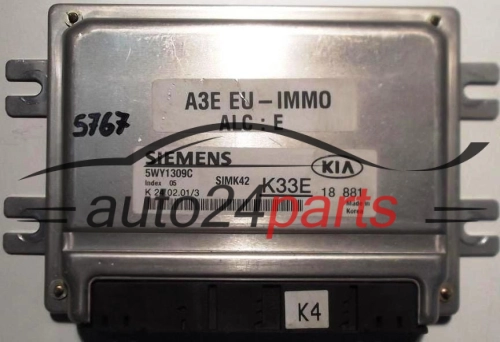 KOMPUTER STEROWNIK SILNIKA KIA RIO 1.3 SIEMENS 5WY1309C -  10243 KMPL.