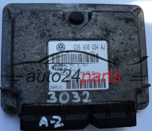 MOTORSTEUERGERÄT ECU STEUERGERÄT SEAT IBIZA CORDOBA 1.4 036906034AJ, 036 906 034 AJ, IAW4MV.AJ, IAW4MVAJ, BENZIN 4MV 005 4955, 61600.680.08 CR1 MY2, 6160068008