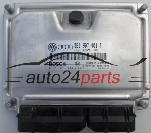 ECU CENTRALITA DE MOTOR  VOLKSWAGEN PASSAT 2.5 TDI BOSCH 0 281 011 444, 8E0 907 401 T