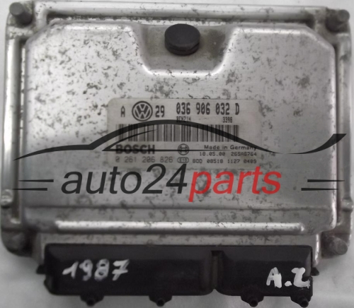 ECU CENTRALITA DE MOTOR VW VOLKSWAGEN GOLF 1.4 AXP 036906032D, 036 906 032 D, BOSCH 0261206826, 0 261 206 826 