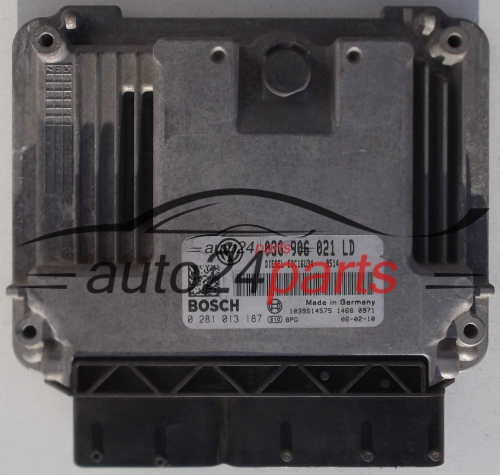 ECU CENTRALITA DE MOTOR SKODA OCTAVIA 2.0 TDI 03G906021LD, BOSCH 0281013187