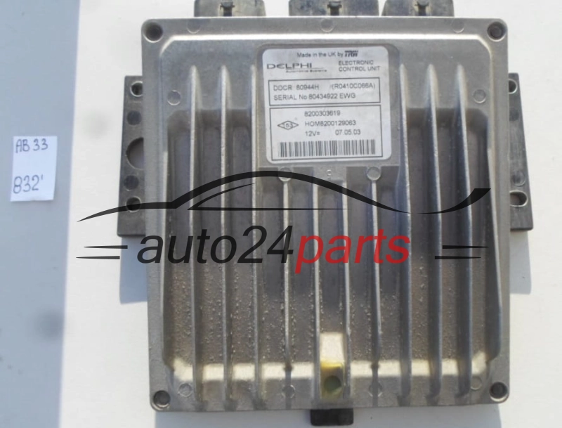RENAULT CLIO 1.5 DCI Delphi R0410C066A, 8200303619, HOM 8200129063