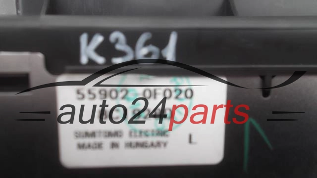 PANEL OGRZEWANIA STEROWNIK NAWIEWU REGULATOR KLIMATRONIK TOYOTA COROLLA 55900-0F040, 559000F040, 55900-0F020, 559000F020, MB146570-5430, MB1465705430