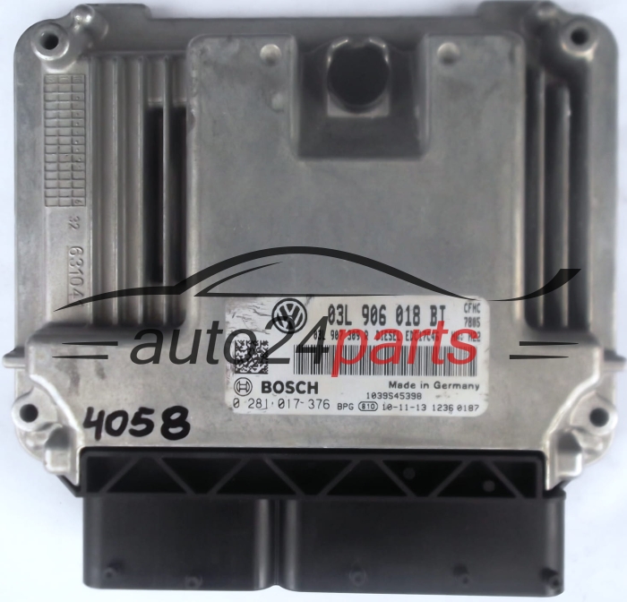 MOTORSTEUERGERÄT ECU STEUERGERAT VW VOLKSWAGEN TIGUAN 2.0 TDI 03L907309R