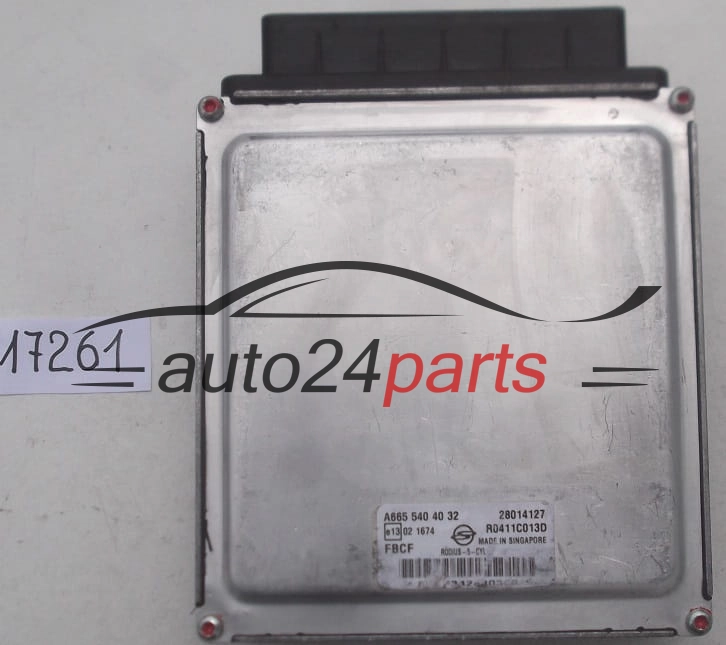 KOMPUTER STEROWNIK SILNIKA SSANGYONG RODIUS 2.7 A 665 540 40 32