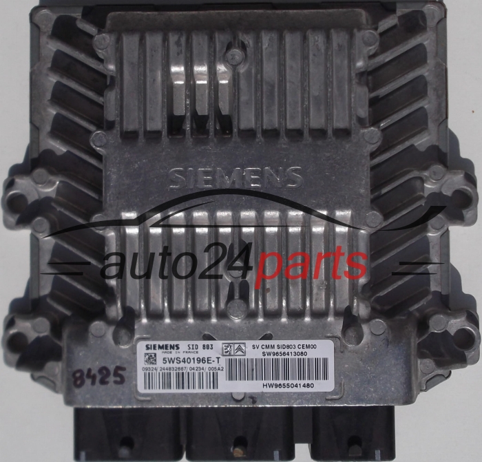 MOTORSTEUERGERÄT ECU STEUERGERÄT PEUGEOT 407 2.0 HDI SIEMENS 5WS40196E-T