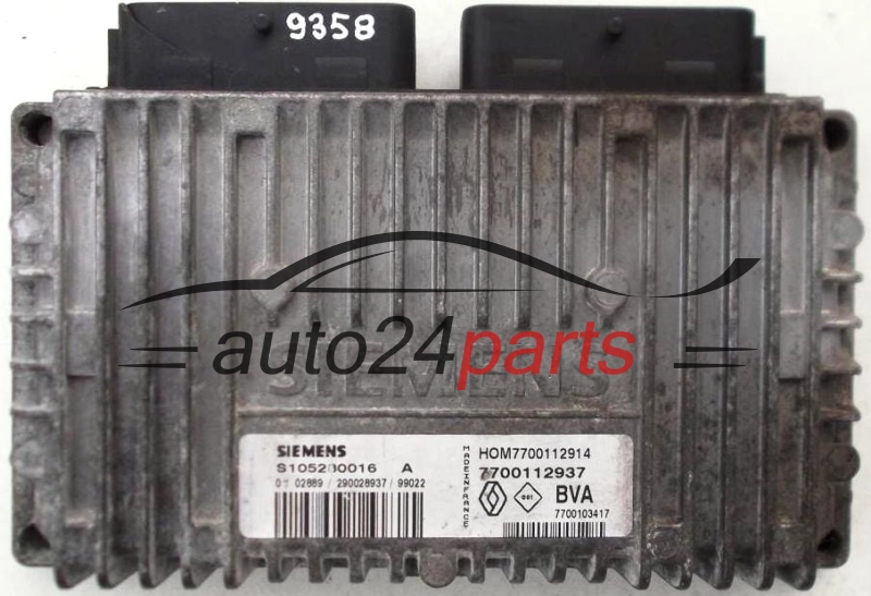 KOMPUTER STEROWNIK SILNIKA RENAULT SCENIC SIEMENS S105280016 A