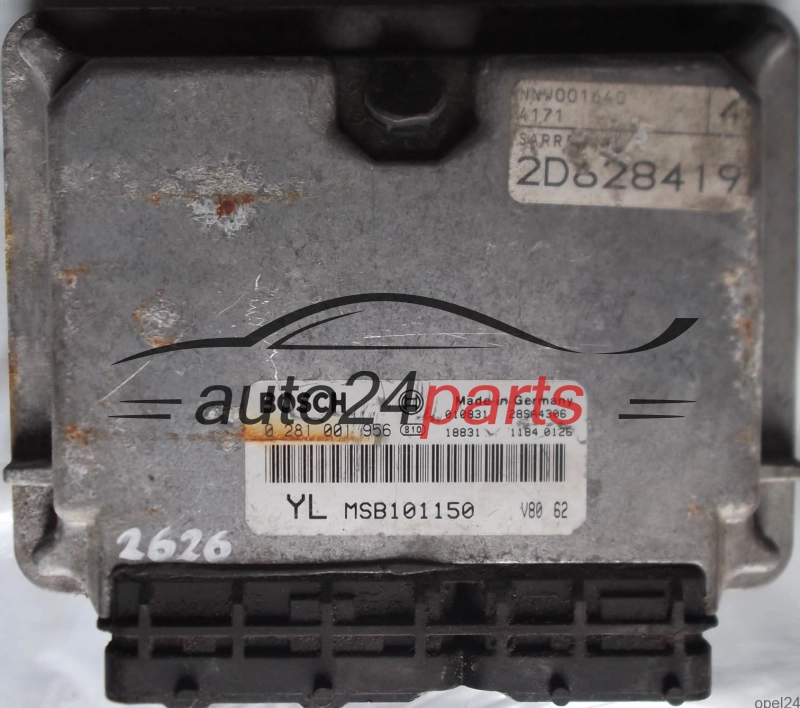 ECU CENTRALITA DE MOTOR ROVER 25 45 MG ZR 2.0 BOSCH 0281001956