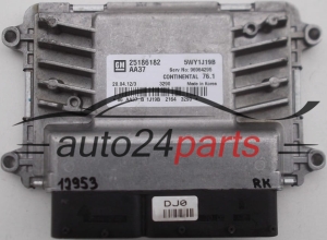 CALCULATEUR MOTEUR CHEVROLET CRUZE GM 25186182 AA37, CONTINENTAL 5WY1J19B, 96964295 