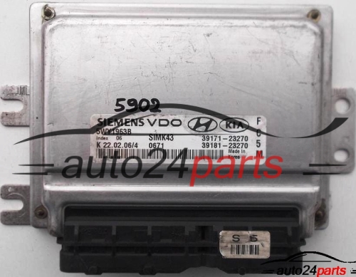 MOTORSTEUERGERÄT ECU STEUERGERAT HYUNDAI TUCSON 2.0 SIEMENS 5WY1963B, 39171-23270, 3917123270, 39181-23270, 3918123270 