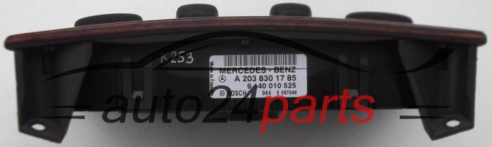 PANEL OGRZEWANIA STEROWNIK NAWIEWU REGULATOR KLIMATRONIK MERCEDES C-KLASSE A 203 830 17 85 / A2038301785 / 9 140 010 525 / 9140010525
