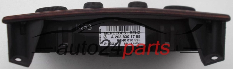 PANEL OGRZEWANIA STEROWNIK NAWIEWU REGULATOR KLIMATRONIK MERCEDES C-KLASSE A 203 830 17 85 / A2038301785 / 9 140 010 525 / 9140010525