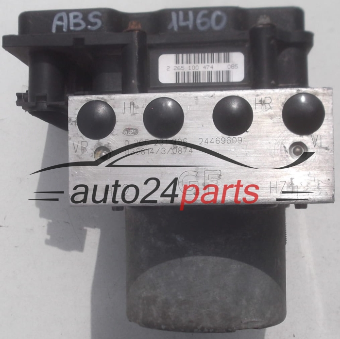 BOMBA HIDRAULICA Y CENTRALITA ABS OPEL CORSA C COMBO MERIVA TIGRA B BOSCH 0 265 231 306, 0265231306, 24469609 GF, 0 265 800 303, 0265800303