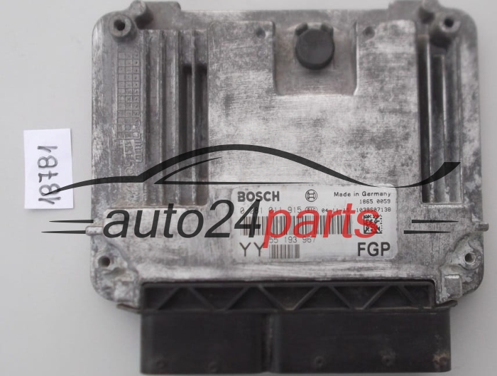 KOMPUTER STEROWNIK SILNIKA OPEL VECTRA SIGNUM 1.9 CDTI BOSCH 0 281 011 915, 0281011915, FGP 55 193 967 YY, 55193967 YY, 55193967 YY