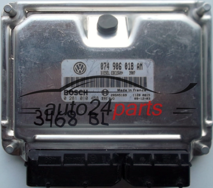 MOTORSTEUERGERÄT ECU STEUERGERÄT VW VOLKSWAGEN T4 2.5 TDI 074906018AM