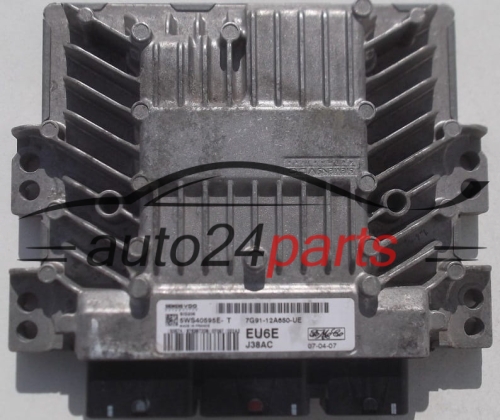 ECU CENTRALITA DE MOTOR  FORD FOCUS 2.0 TDCI SIEMENS VDO 5WS40595E-T, FoMoCo 7G91-12A650-UE