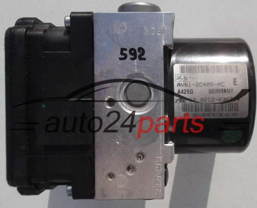 ABS PUMPE BLOCK HYDRAULIKPUMPE STEUERGERAT  FORD FOCUS FoMoCo AV61-2C405-AC,  ATE 10.0212-0387.4