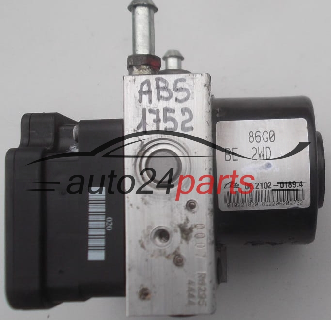 BOMBA HIDRAULICA Y CENTRALITA ABS SUZUKI IGNIS 86G0 BE 2WD,  ATE 06.2102-0189.4, 06.2109-0201.3