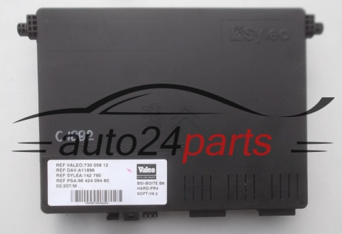 CENTRALKA MODUL SKRZYNKA BEZPIECZNIKOW BSI CITROEN PEUGEOT VALEO 730 058 12, 73005812, 96 424 094 80, 9642409480