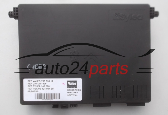 CENTRALKA MODUL SKRZYNKA BEZPIECZNIKOW BSI CITROEN PEUGEOT VALEO 730 058 12, 73005812, 96 424 094 80, 9642409480