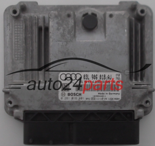 CALCULATEUR MOTEUR AUDI A3 2.0 TDI BOSCH 0 281 016 401,  03L 906 018 AJ