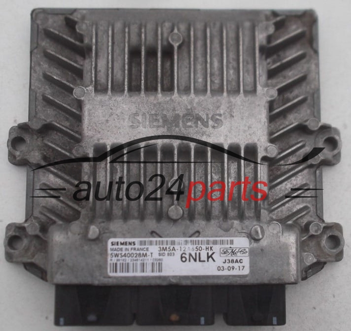 ECU CENTRALITA DE MOTOR  FORD C-MAX 2.0 TDCI SIEMENS 5WS40028M-T,  FoMoCo 3M5A-12A650-HK