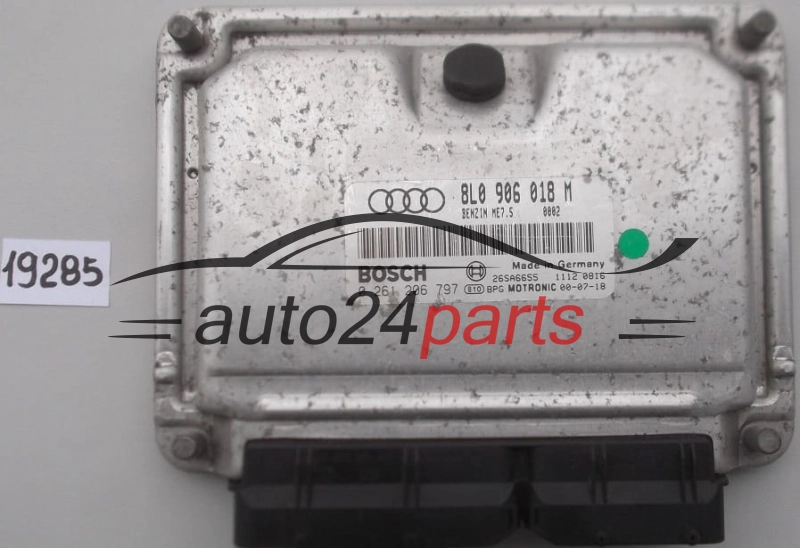 KOMPUTER STEROWNIK SILNIKA AUDI TT 1.8T 1.8 TURBO BAM 8L0906018M, 8L0 906 018 M, BOSCH 0261206797, 0 261 206 797 
