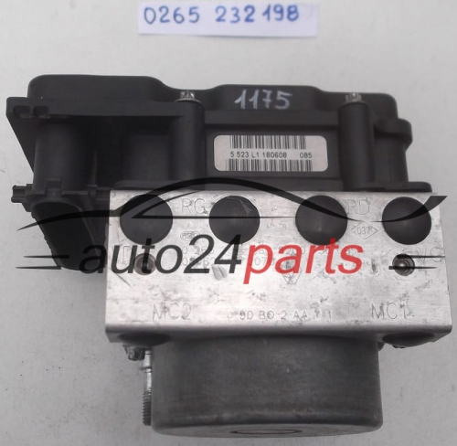 ABS POMPA I STEROWNIK DACIA LOGAN SANDERO BOSCH 0 265 232 198, 0265232198, 8200 756 095, 8200756095, 0 265 800 584, 0265800584