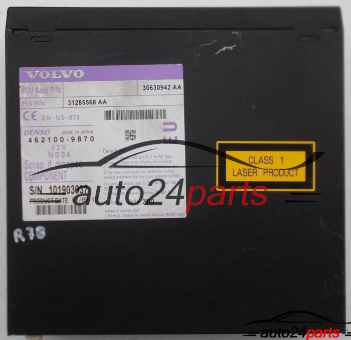 LESER DVD NAVI VOLVO 31285568 AA, 31285568AA, 30630942 AA, 30630942AA, 462100-9870, 4621009870 