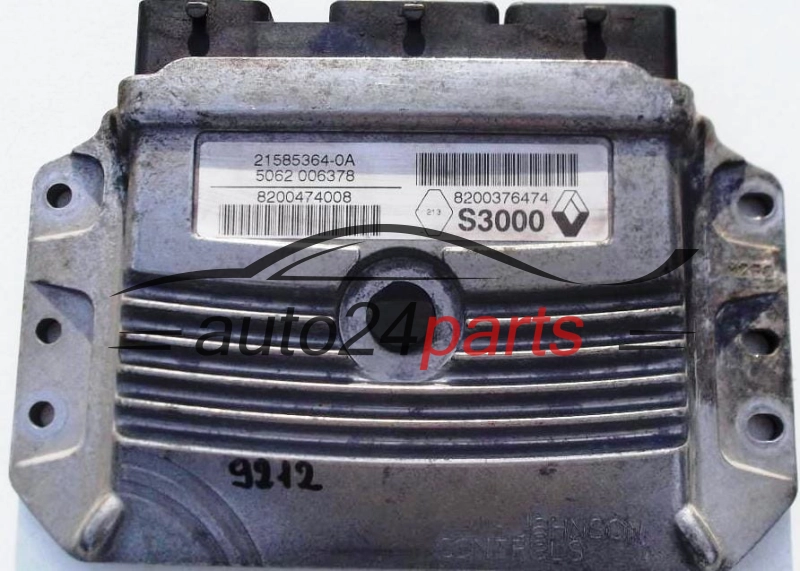 KOMPUTER STEROWNIK SILNIKA RENAULT MODUS 1.6 JOHNSON CONTROLS 21585364-0A
