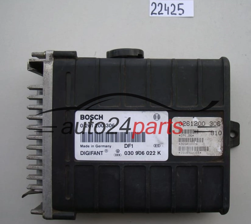 KOMPUTER STEROWNIK SILNIKA VW VOLKSWAGEN POLO 1.3 BOSCH 0 261 200 306, 0261200306, 030 906 022 N, 030906022N