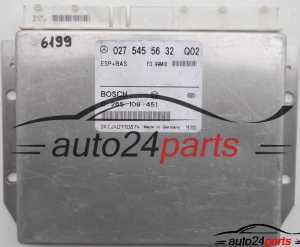 STEUERGERAT ABS ESP+BAS MERCEDES W 210 BOSCH 0 265 109 451, 0265109451, 027 545 56 32, 0275455632 