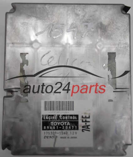 MOTORSTEUERGERÄT ECU STEUERGERÄT  TOYOTA CELICA 1.8 DENSO 175300-1540,  89661-2D471