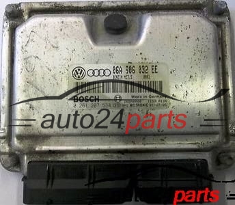 MOTORSTEUERGERÄT ECU STEUERGERÄT SEAT LEON 1.8 20V GTI TURBO 06A 906 032 EE, 06A906032EE, BOSCH 0 261 207 534, 0261207534, 26SA0000 