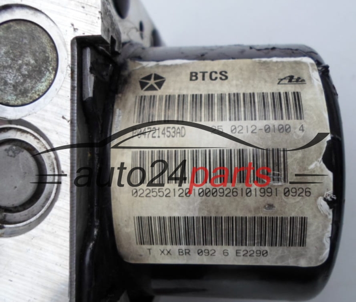 POMPE HYDRAULIQUE ET CALCULATEUR d'ABS CHRYSLER VOYAGER 2.8 CRDI P04721453AD, 00402775E160