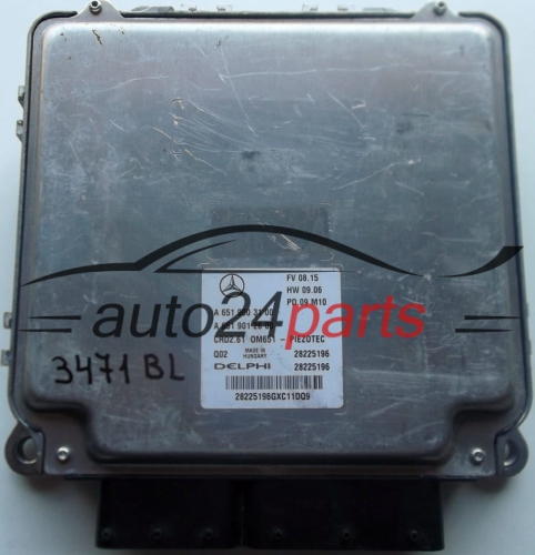 ECU CENTRALITA DE MOTOR MERCEDES E-KLASS W212 S212 C212 GLK 220CDI A6519003100, A 651 900 31 00, 6519003100, A6519002600, A 651 901 26 00, 6519012600, CRD2.61 0M651