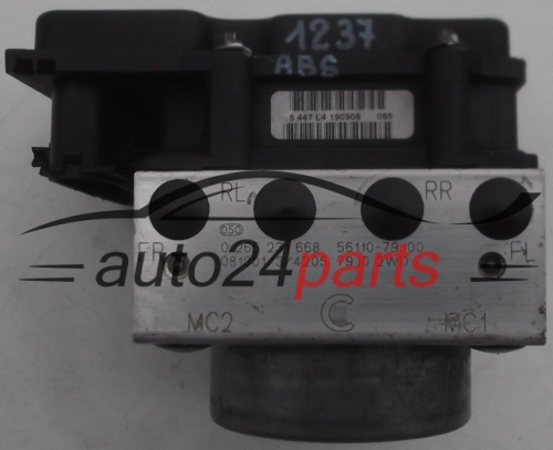 POMPE HYDRAULIQUE ET CALCULATEUR dABS FIAT SEDICI SUZUKI SX4 BOSCH 0 265 231 668, 0265231668, 56110-79J00, 5611079J00, 0 265 800 493, 0265800493