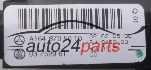 PANEL OGRZEWANIA STEROWNIK NAWIEWU REGULATOR MERCEDES ML W164 A 164 870 50 10