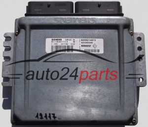 CALCULATEUR MOTEUR RENAULT CLIO SIEMENS S118301113 B, S118301113B, 8200214973, 8200080285
