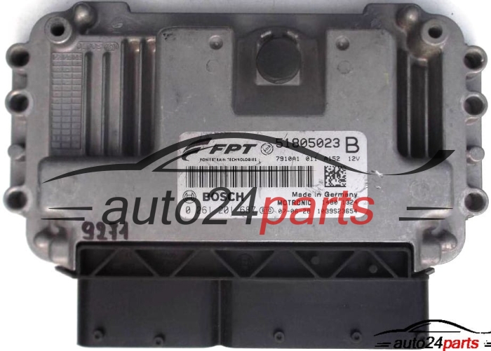 CALCULATEUR MOTEUR FIAT PUNTO, BRAVO 1.4, BOSCH 0 261 201 687, 0261201687, 51805023B
