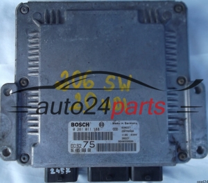 MOTORSTEUERGERÄT ECU STEUERGERÄT PEUGEOT 206 2.0 HDI BOSCH 0281011188 9648588880 9640938680 EDC15C2 75