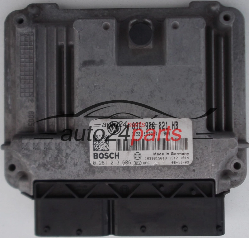 KOMPUTER STEROWNIK SILNIKA VW VOLKSWAGEN GOLF 1.9 TDI 03G906021HB, BOSCH 0281013606